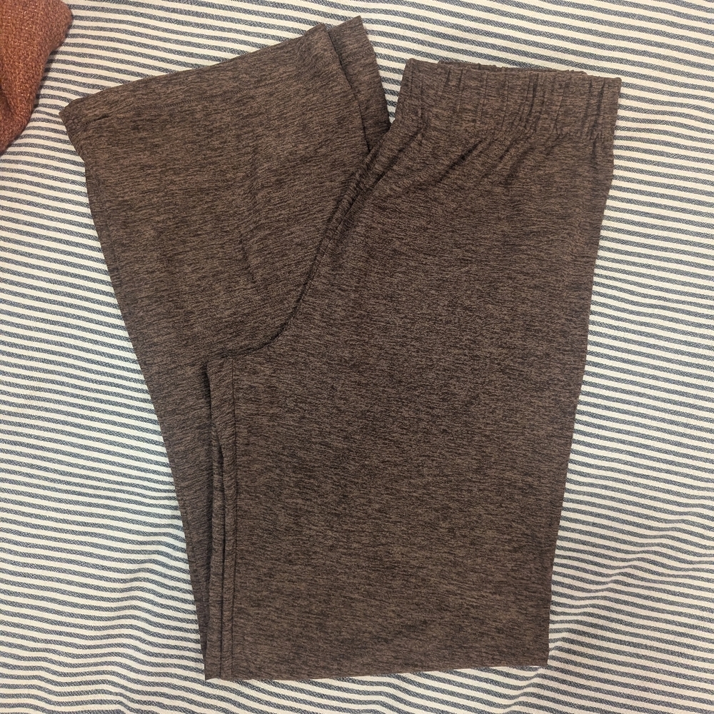 CloudKnit Wide Leg Pant Chocolate XS